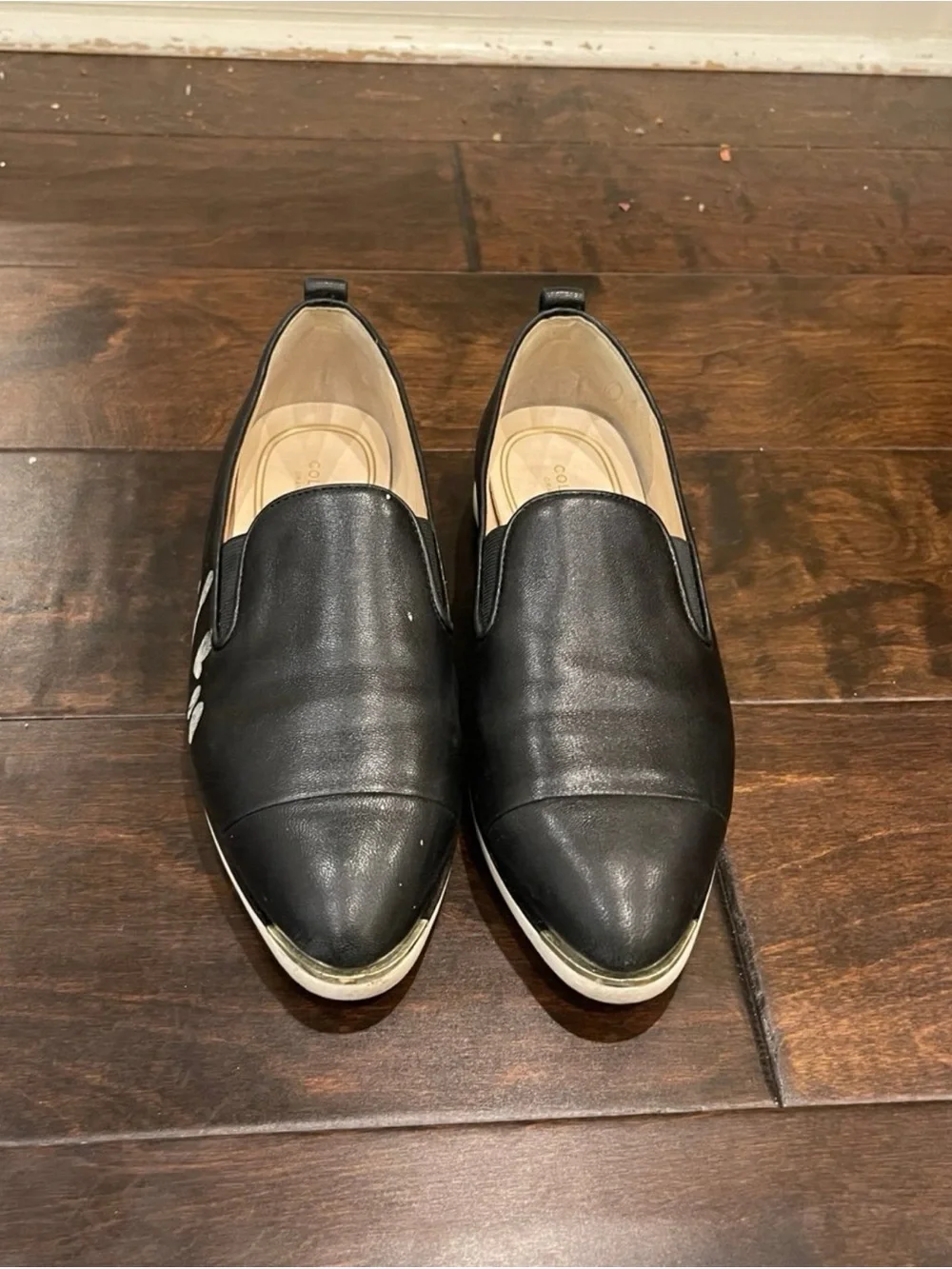 Men's Black Slip-On Casual Shoes
